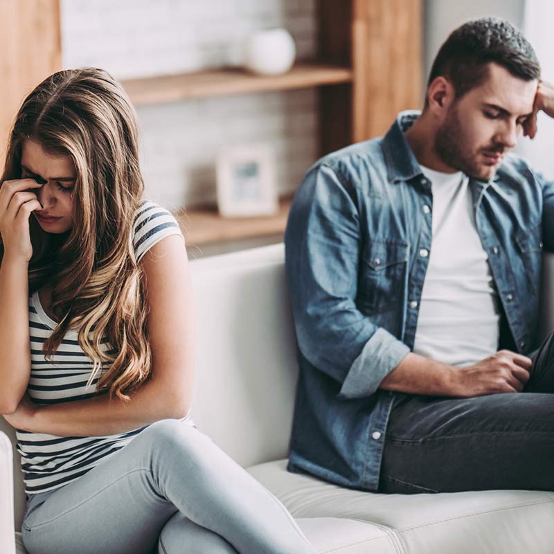 Dissolution of Marriage — Upset Couple in Conway, AR