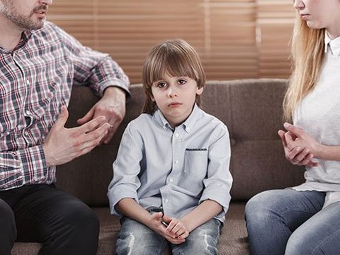 Divorce Lawyer - Sad Child While Parents Arguing  in Conway, AR