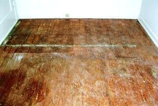 Wood Floor Before Refinish — Kenton, OH — Kenton Carpet & Hardwood Floor Care