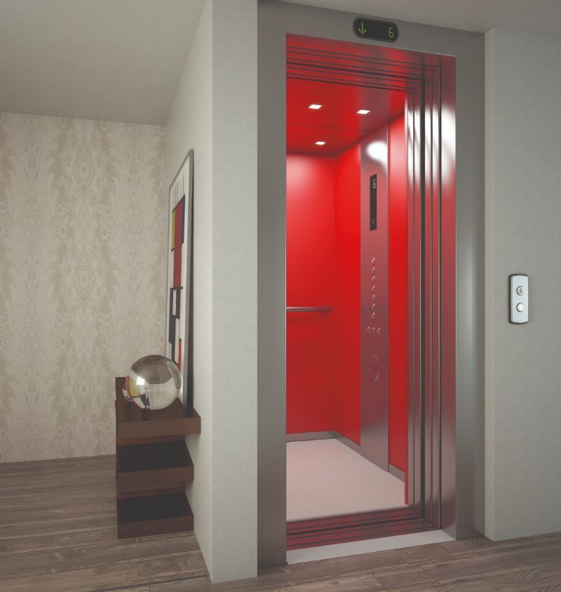 ascensore dal design moderno