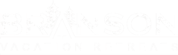 Branson Vacation Retreats logo in white