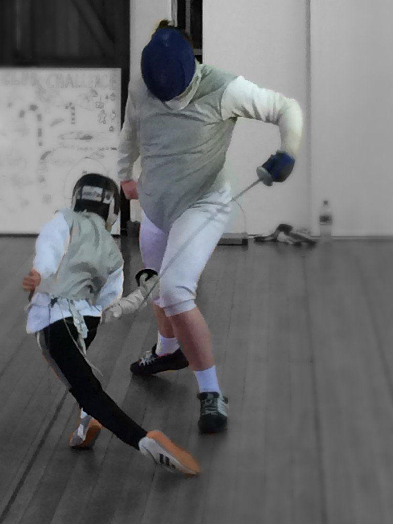 Competition Foil Teenager Fencers Melbourne