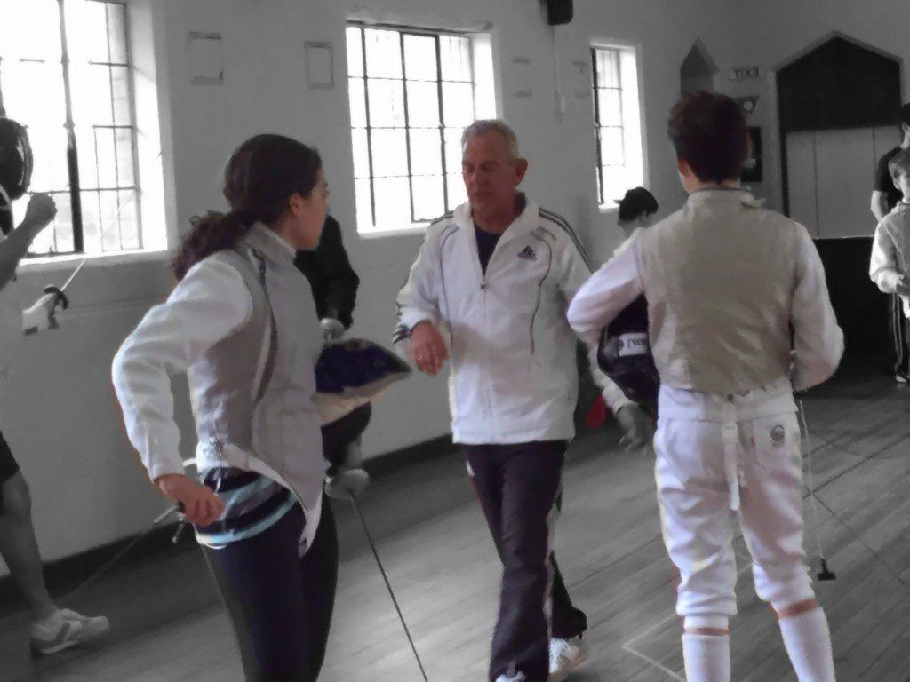 fencing instruction Ernie Simon Australian Champion