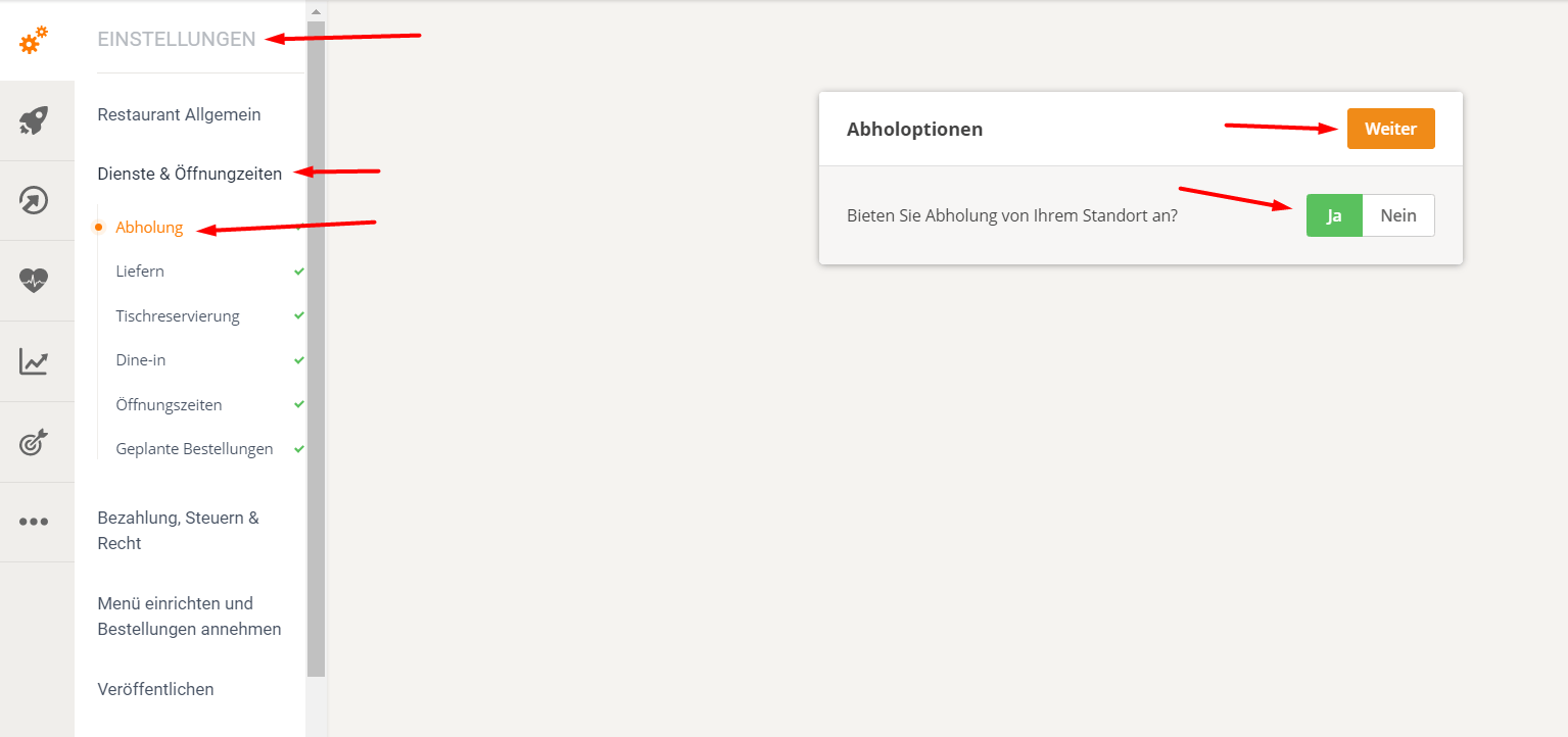 Menü mit Optionen und ein Popup-Fenster mit Schaltflächen, die mit „OK“ und „Speichern“ beschriftet sind.