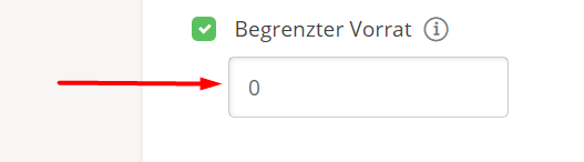 A box with the number