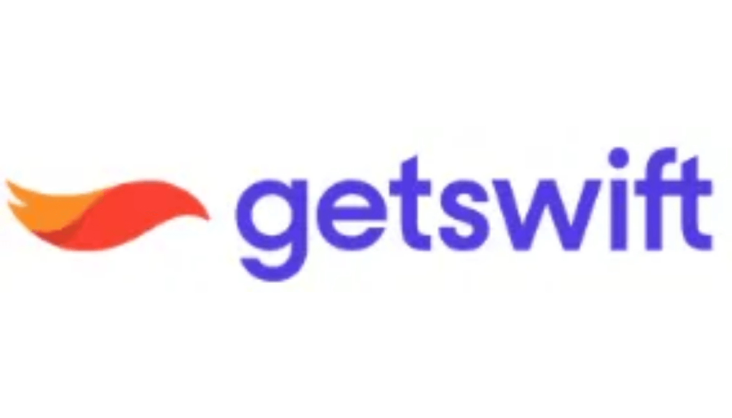GetSwift logo: Purple text with