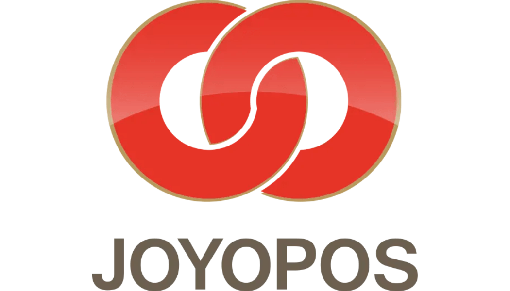 Red interlocking circles logo above