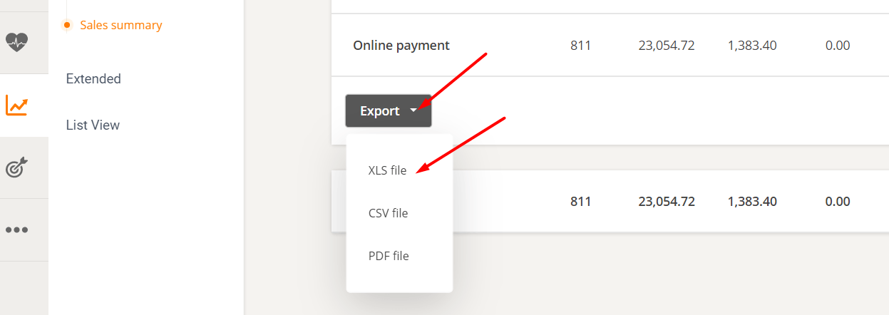 Dropdown-Menü mit Optionen wie „Kopieren“.