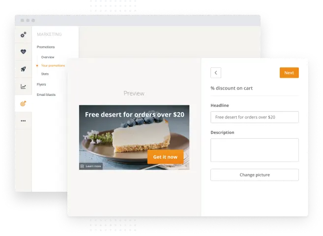 Screenshot of a website interface with a 