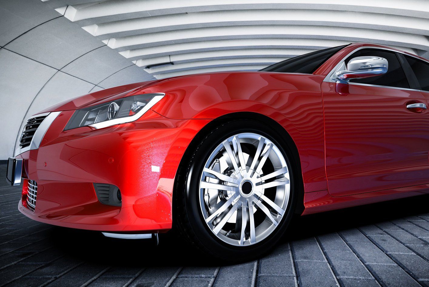 Red Modern Car Closeup | Hartford, CT | Brookfield Auto Body & Sales, Inc.