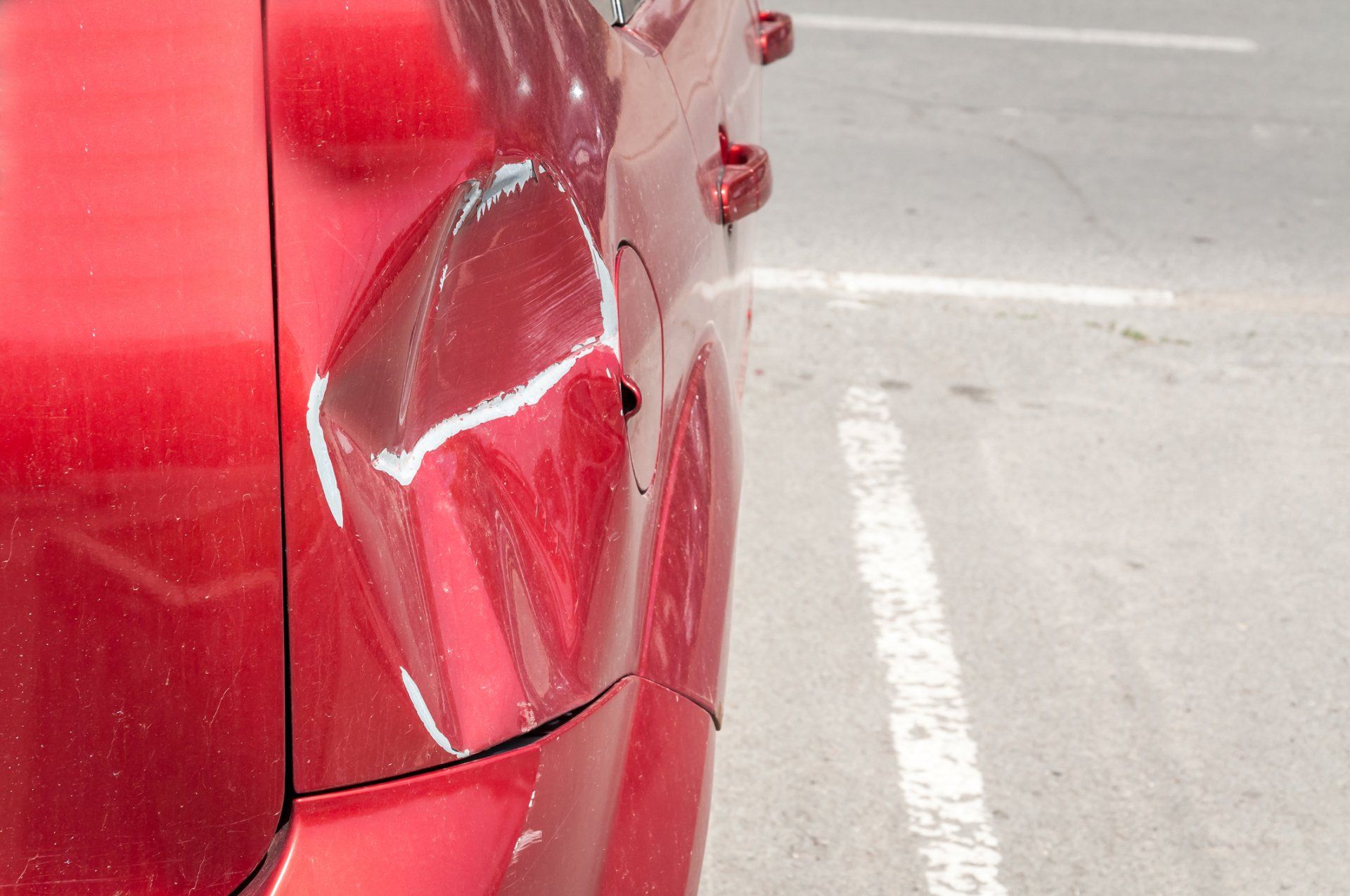 Scratched Car With Dented Damaged | Hartford, CT | Brookfield Auto Body & Sales, Inc.