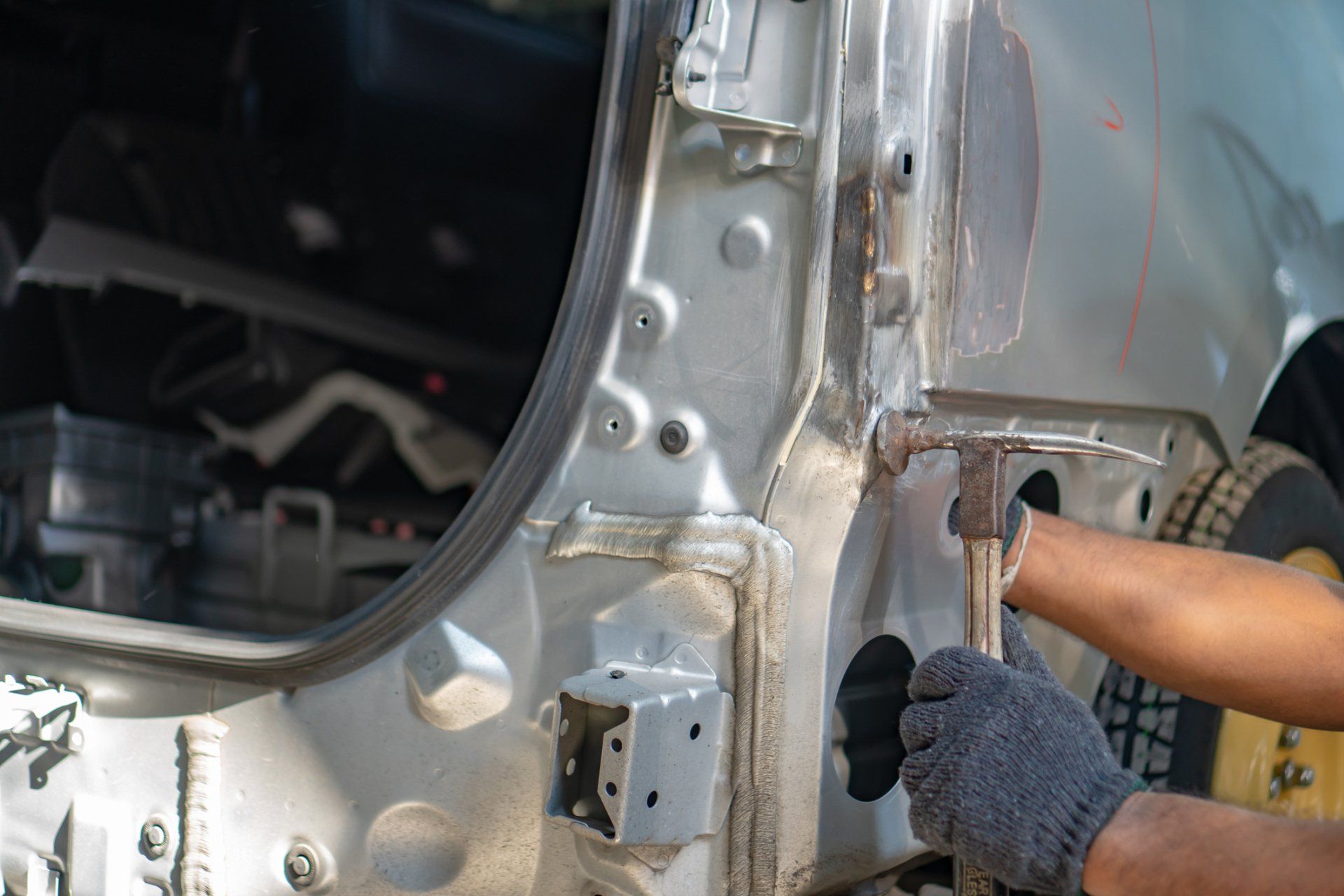 Repairing Car Dents With a Hammer | Hartford, CT | Brookfield Auto Body & Sales, Inc.