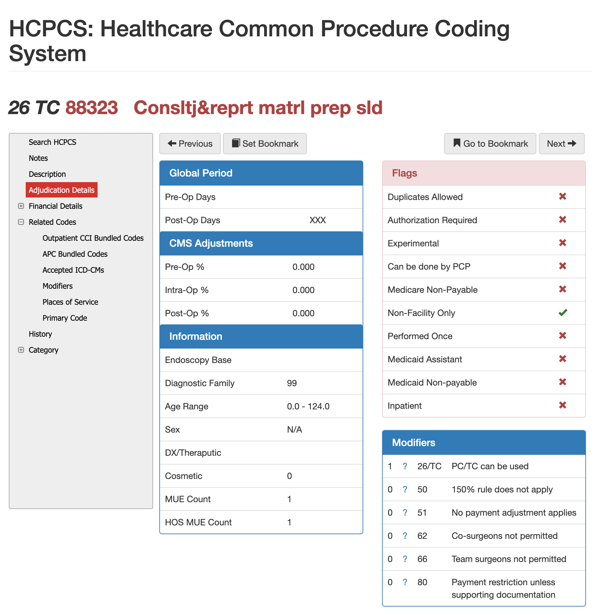 cpt code 88323,cpt code 88323 adjudication details