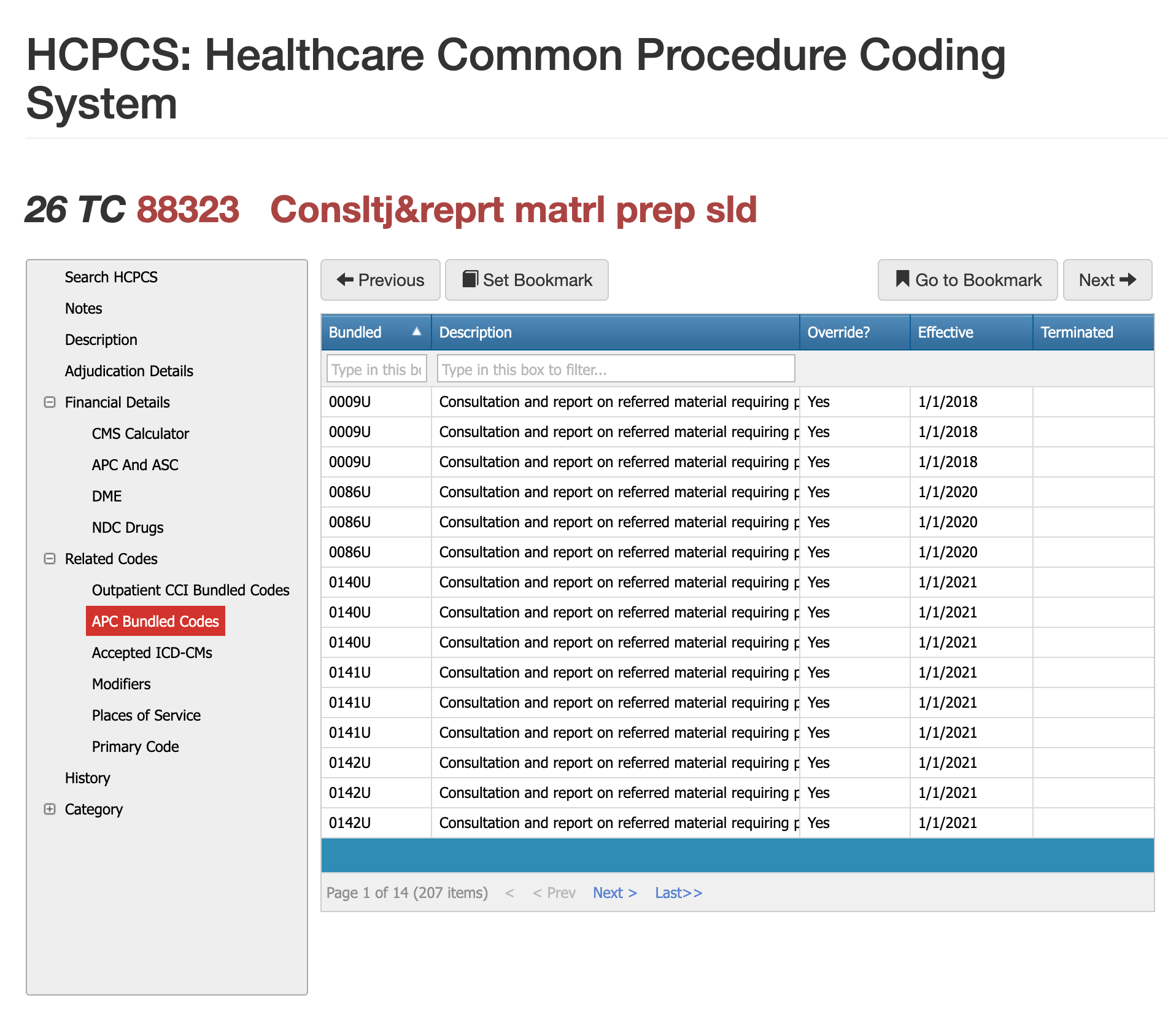 cpt code 88323,cpt code 88323 bundled codes