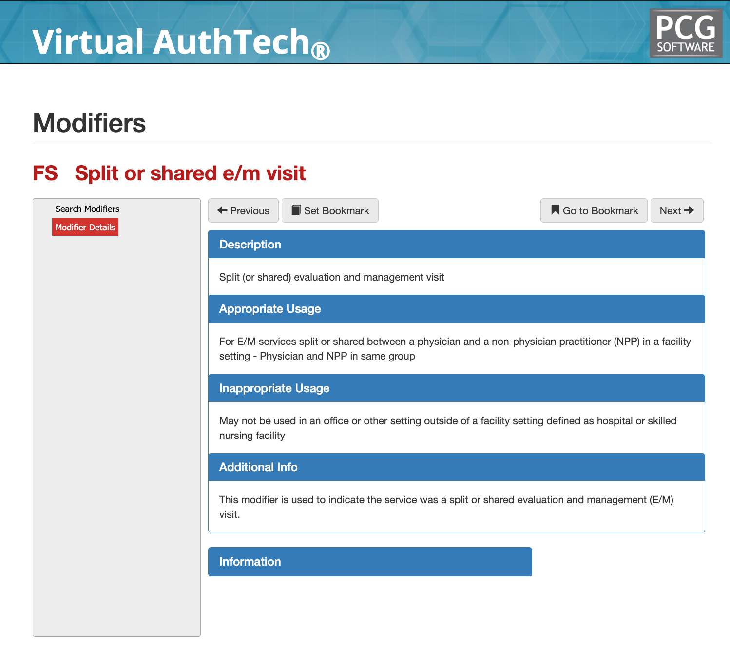 modifer fs,modifier fs description,modifier fs usage