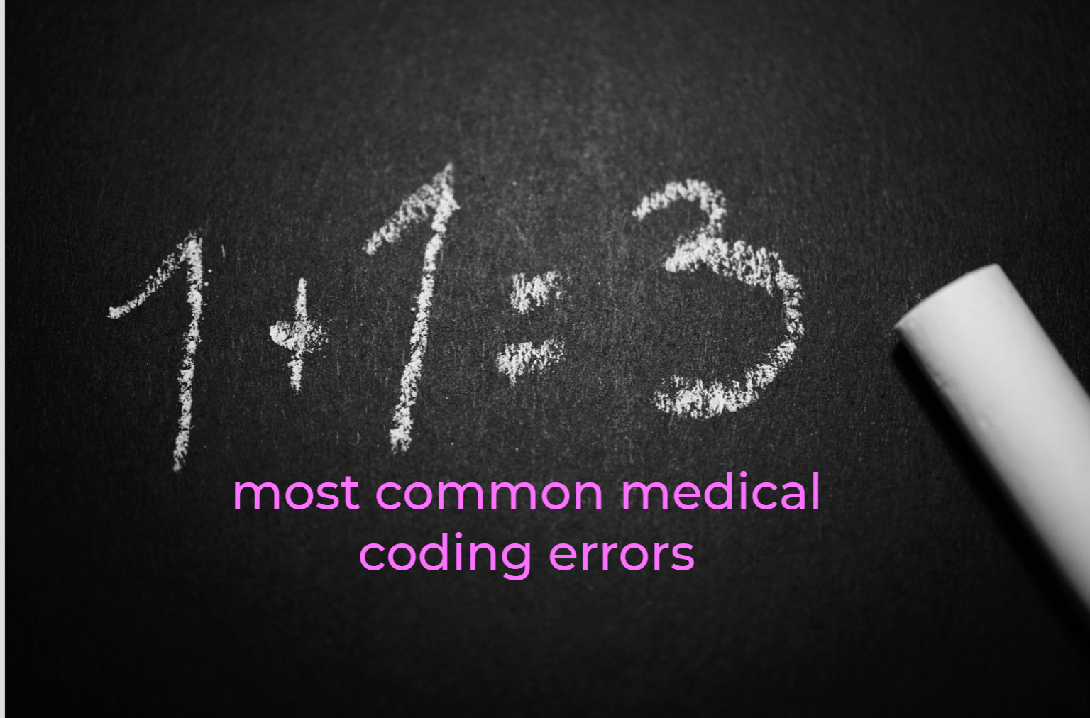 medical coding errors