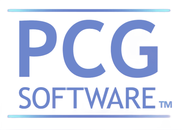 pcg software logo,click for home page