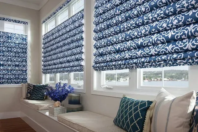 Comfortex® Envision ™ Traditional Hobbled Roman Shades in Westborough, MA