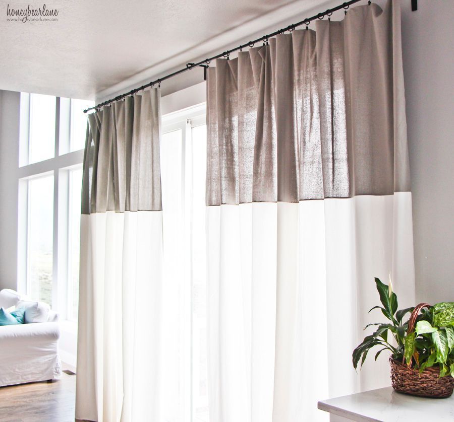 Dining Room: Two-Tone Drapery