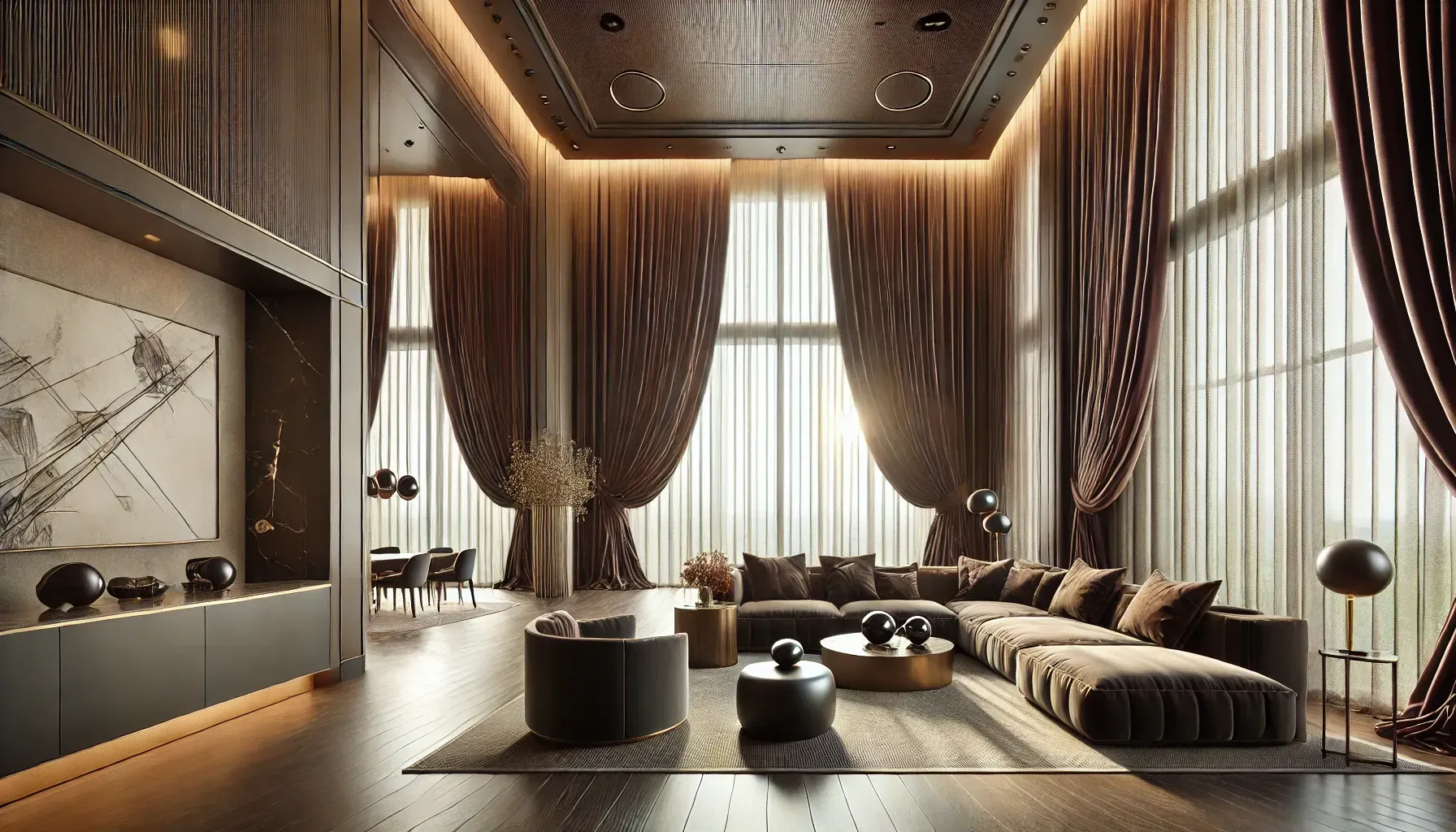 Floor-to-Ceiling Drapes