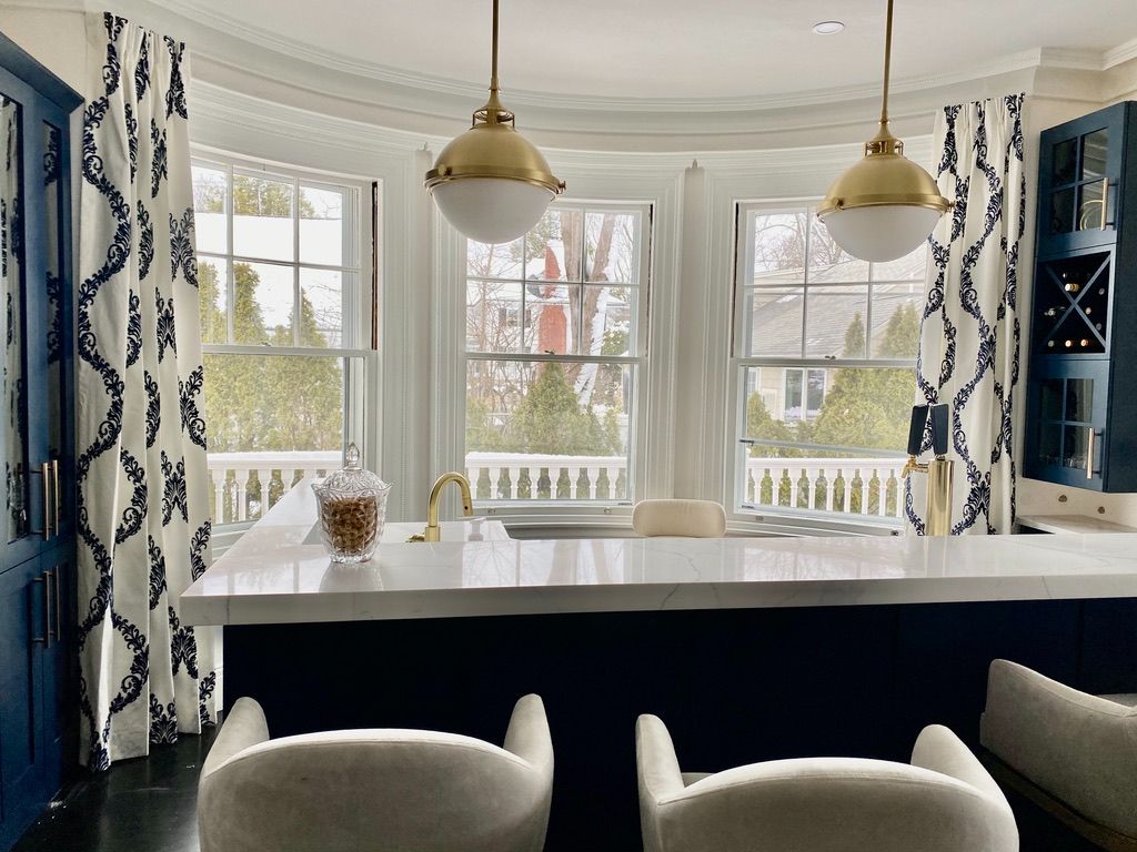 How to Style Drapery for Bay and Bow Windows