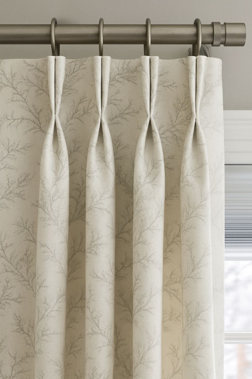 1. Pinch Pleat Drapes – Elegant and Timeless
