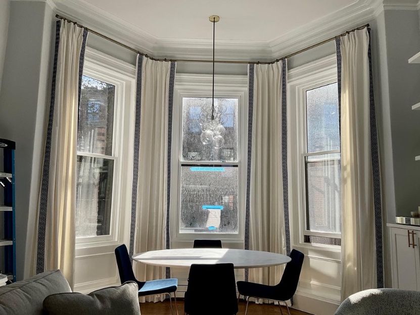 Use Window Treatments to Spotlight Your Bay Windows: Turning Bay Windows into a Focal Point