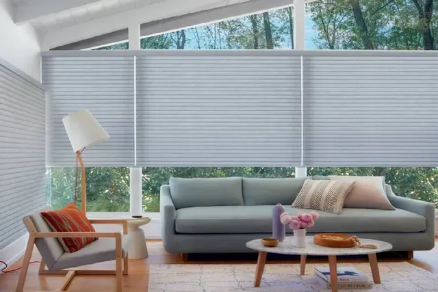 Sonnette Cellular Roller Shades in Westborough, MA