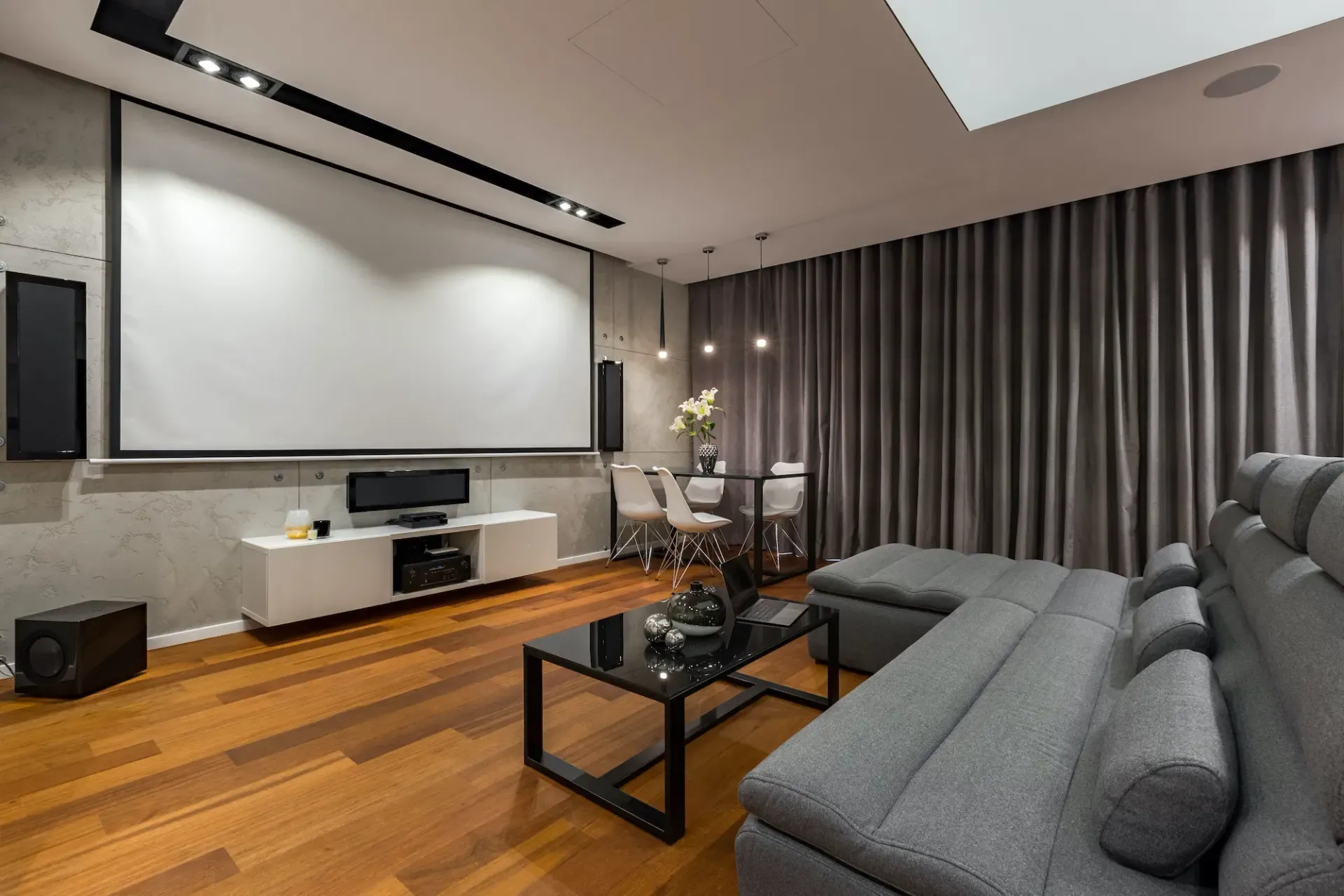 The Best Drapery Options for Home Theaters and Media Rooms