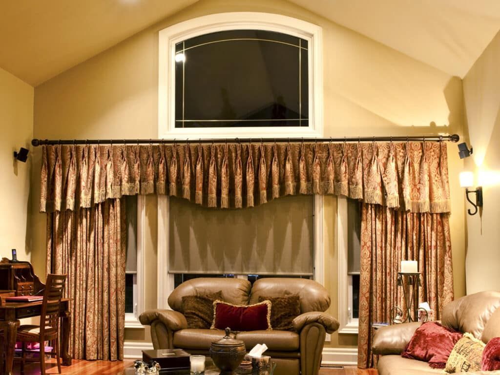 Layering Valances with Other Window Treatments