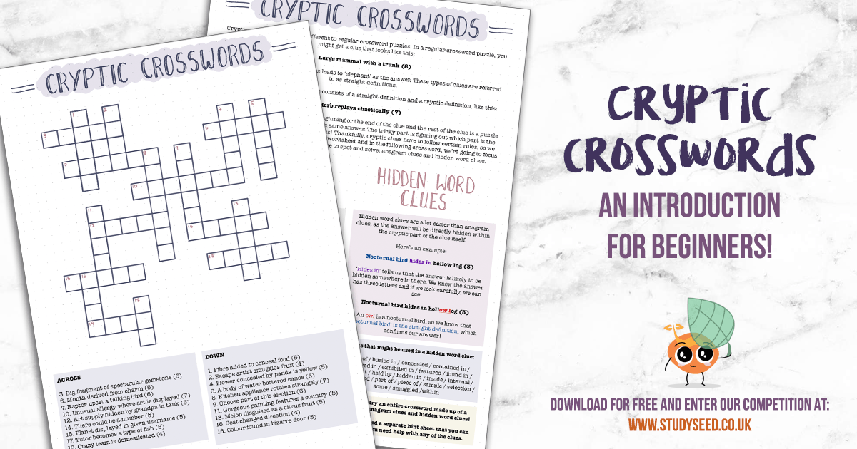 Cryptic crosswords for children and beginners