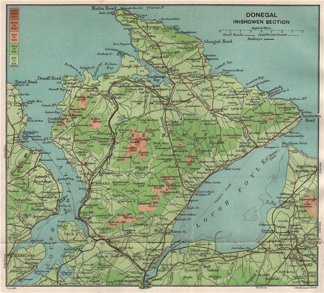 Explore Lifelong Learning 2017 Inishowen antique map adult education