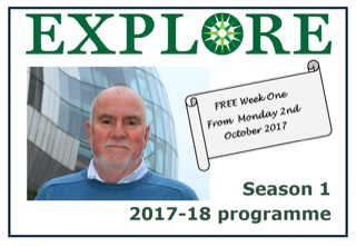 Explore lifelong learning 2017 Season 1 2017-18 programme cover adult education