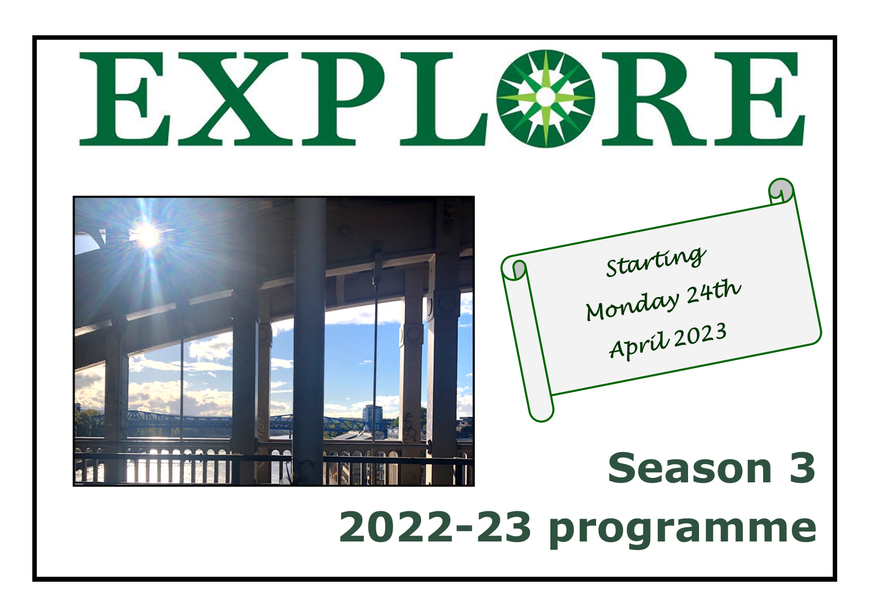 Explore lifelong learning 2022 Season 3 2022-23 programme adult education