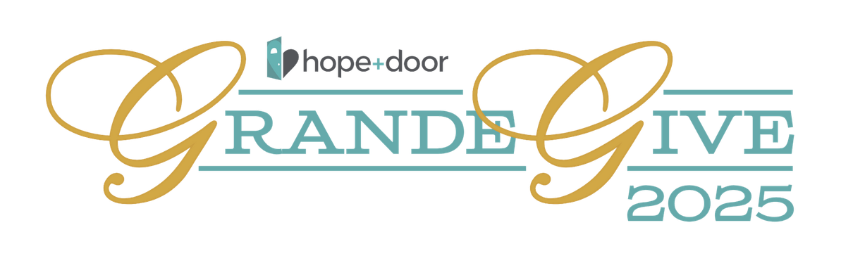 A logo for grande give 2024 is shown on a white background.