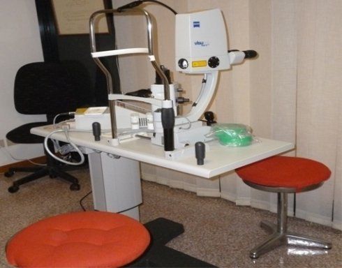 apparecchio per studio oculistico