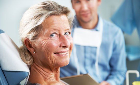 Senior Woman — Louisville, OH — Louisville Dental Clinic