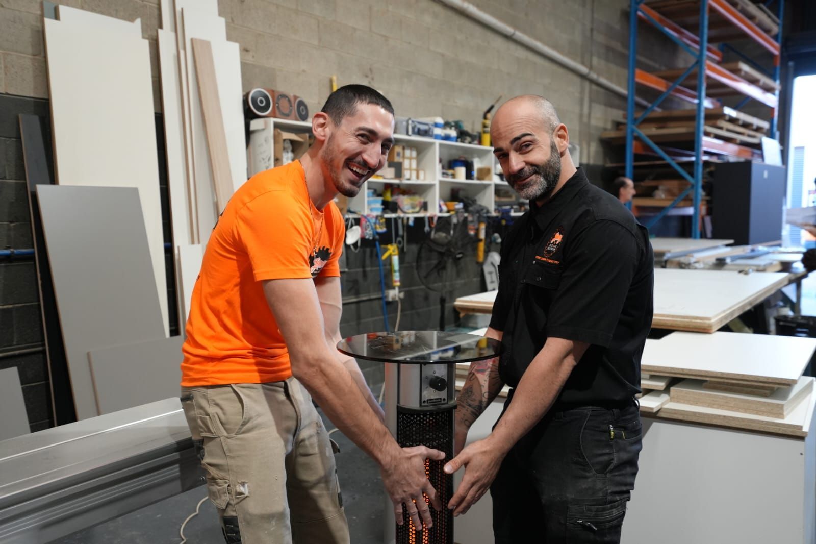 two people having fun