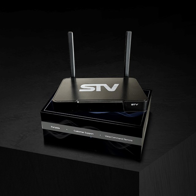 STV streaming device and branded packaging