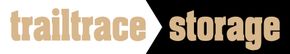 A logo for trailtrace storage is shown on a black and white background.