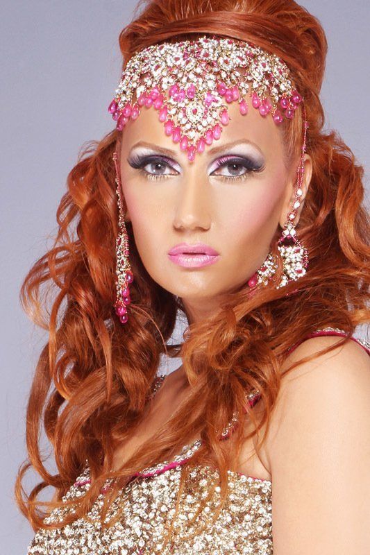Woman Posing Wearing a Jewelry — in Glendale, CA — AML Academy Makeup & Hair