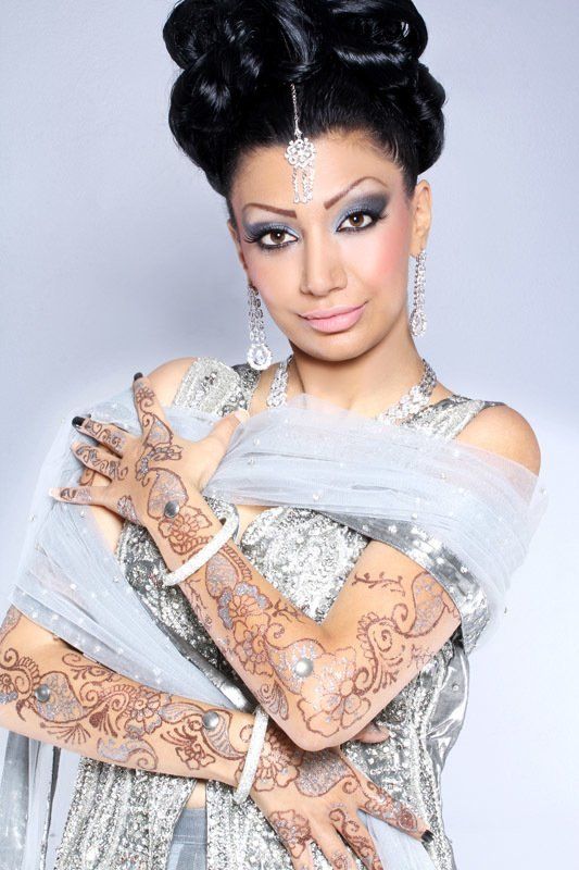 Beautiful Indian Woman Posing — in Glendale, CA — AML Academy Makeup & Hair