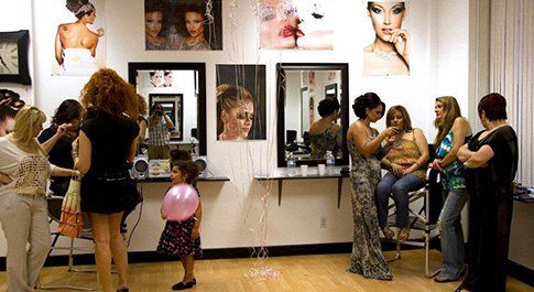 Make Up School — Picture of Women in a Beauty Parlor in Glendale, CA