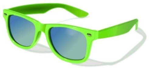 degli occhiali da sole verdi