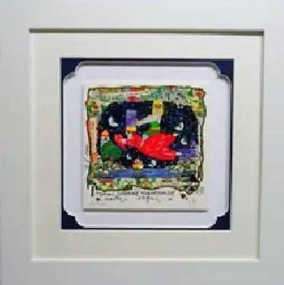 quadro con cornice bianca