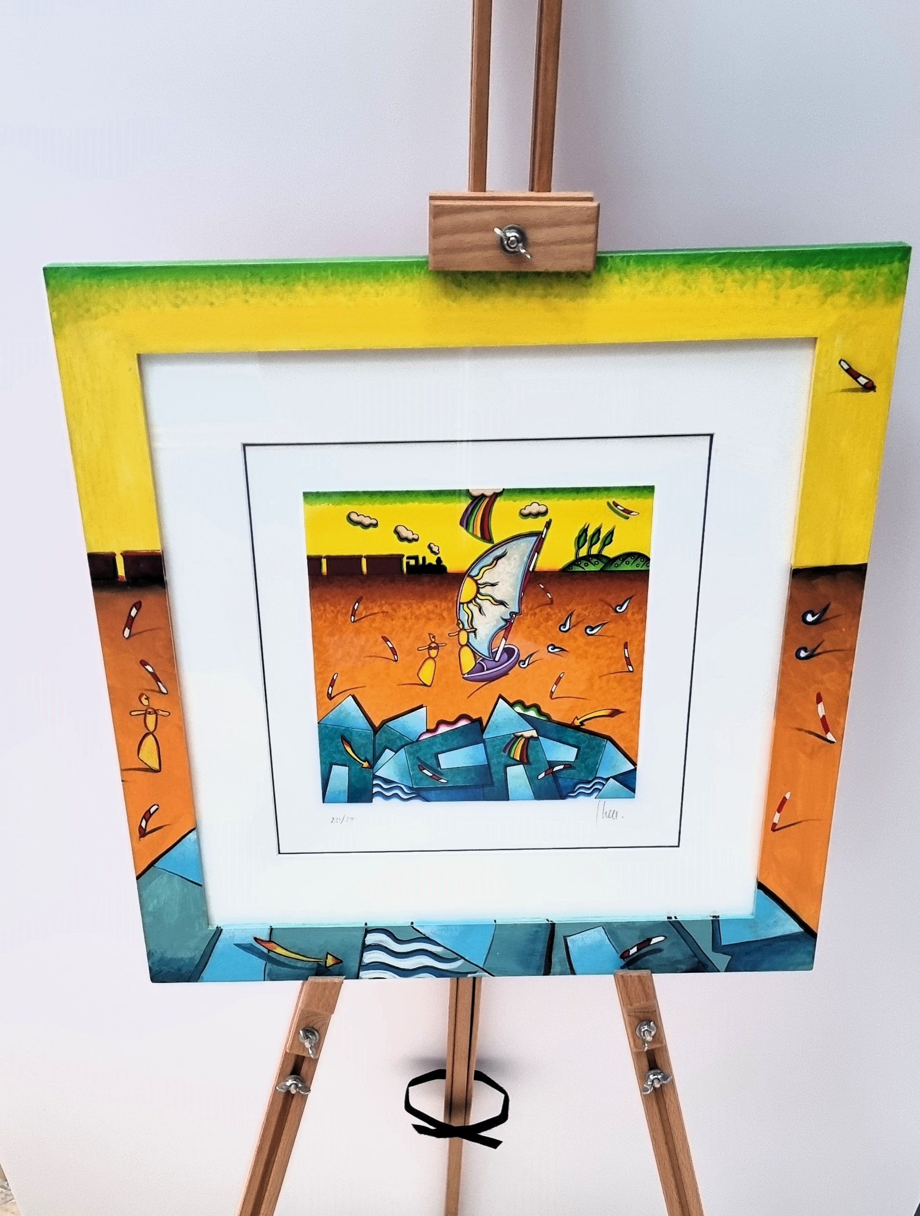 Serigrafia di Giuliano Ghelli