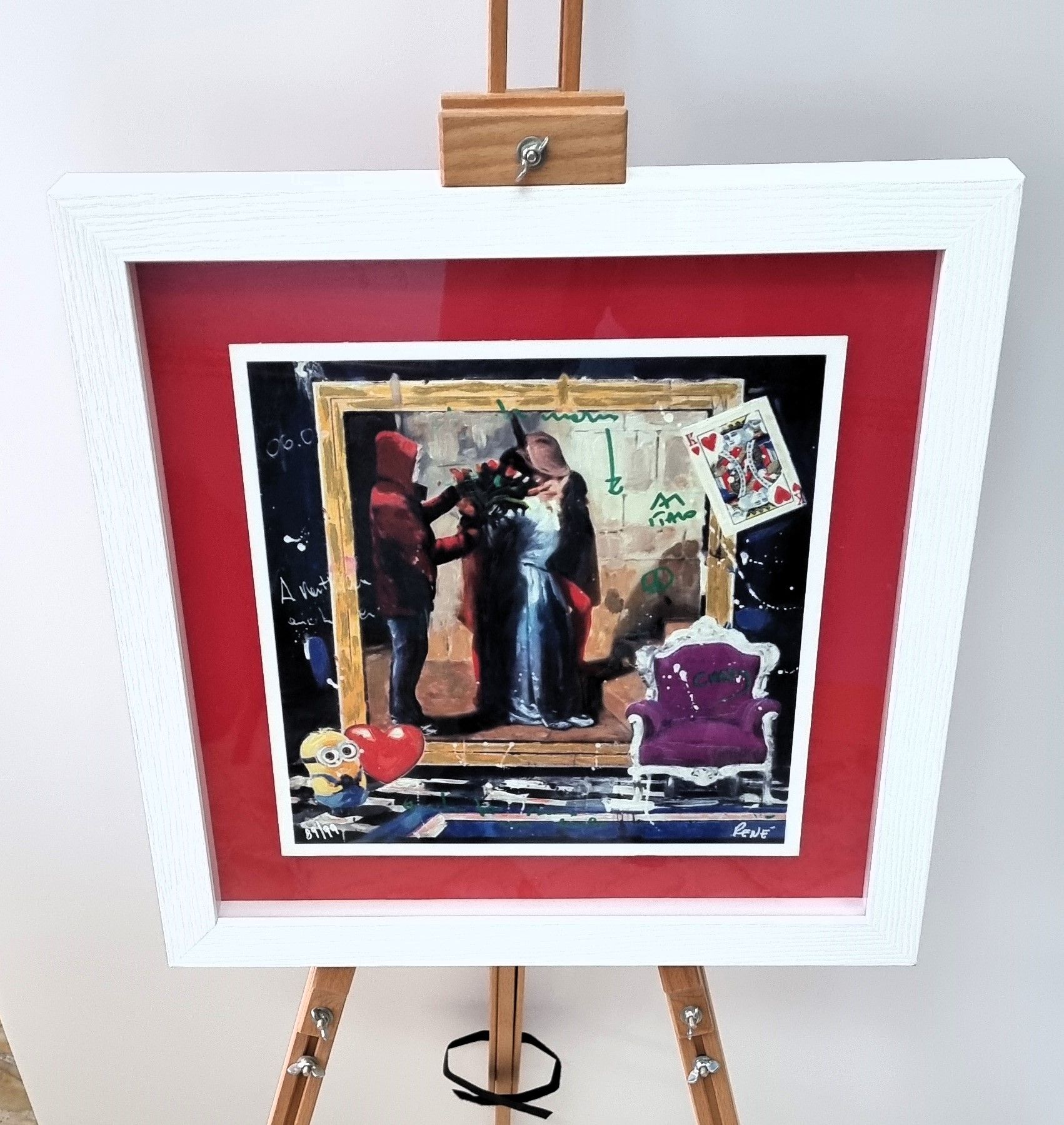 Serigrafia di Renè. Long-Life Love.