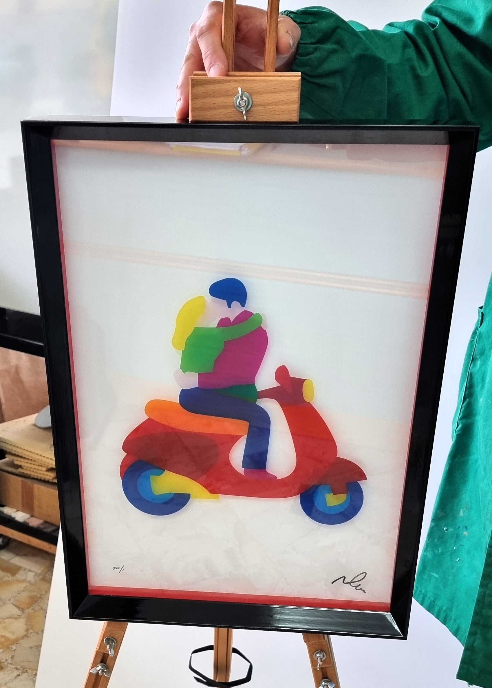 serigrafia su plexiglass di Marco Lodola
