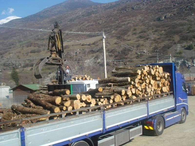 Trasporto di legna