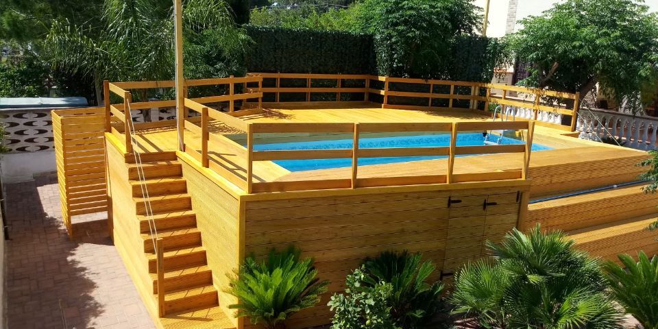 Piscina in legno